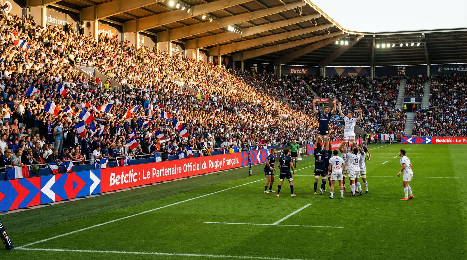 Betclic partenaire officiel du rugby français Top 14