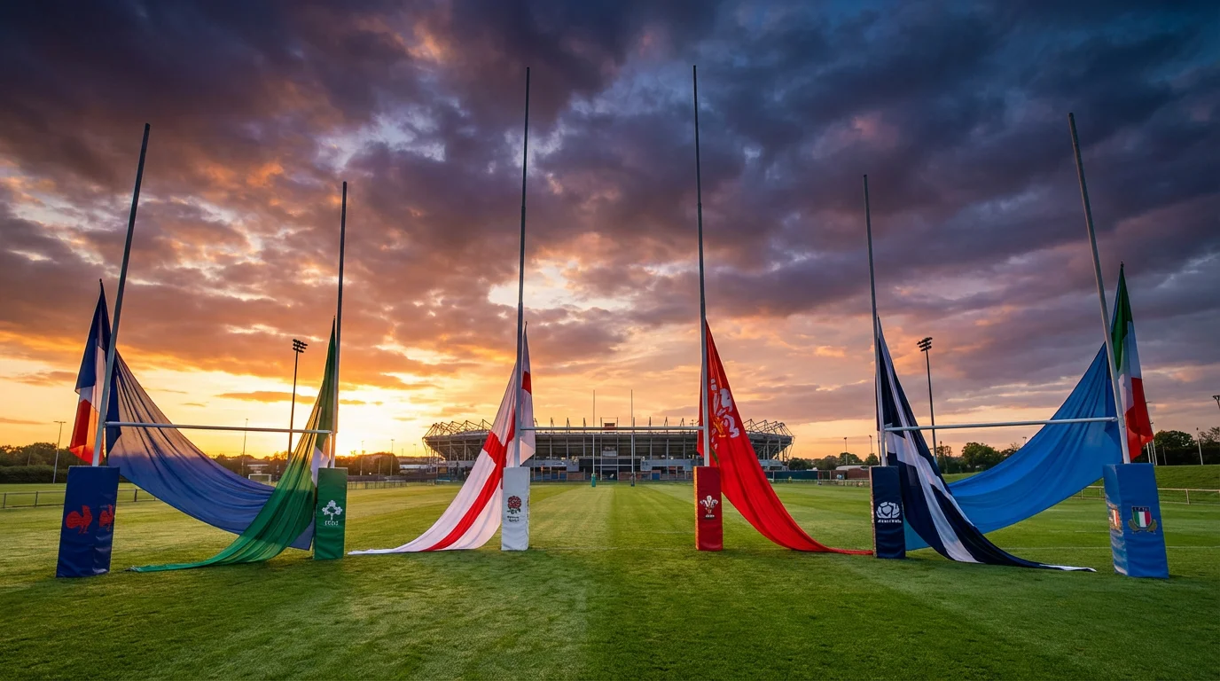 Les six équipes nationales du Tournoi des 6 Nations